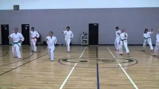 Cedar Ridge Academy Teams 3 and 4 Training Kata Faceoff