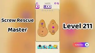 Screw Rescue Master Level 211 Walkthrough 🔩🧩 | Go Answer