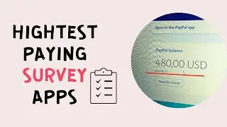Top 5 Survey Apps To Get Paid In PayPal Money ( Make Money Online In 2022) Opinion Pioneer Survey