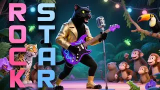 Panther Wants to Be a Rock Star | Kids Rock Song