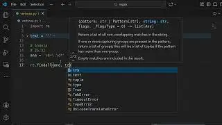 Python Regex VERBOSE
