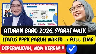 🤯 GAK NYANGKA! PPPK Paruh Waktu 😍 2026 BISA FULL TIME&mdash;SYARATNYA MUDAH?!