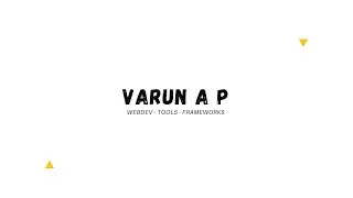 Varun AP － Channel Intro