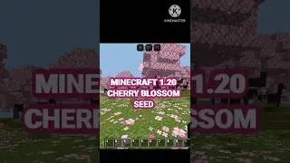 MINECRAFT 1.20 CHERRY BLOSSOM SEED #minecraft #youtubeshorts #minecraftshorts