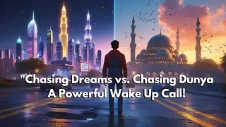 Chasing Dreams vs  Chasing Dunya &ndash; A Powerful Wake Up Call!