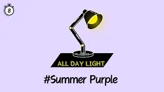 🟣 (8H) A Summer Purple Screen | Background | No Sound