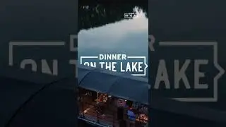 Dine in the middle of a lake #dinneronthelake #dinner #dining #food #outdoordining #outdoor