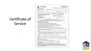 Certificate of Service