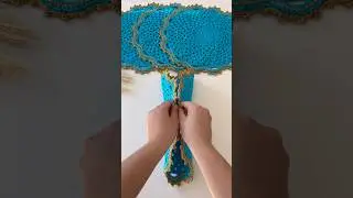 Sousplat de croch&ecirc; passo a passo v&iacute;deo aula de croch&ecirc; tutorial de croch&ecirc; crochet #home