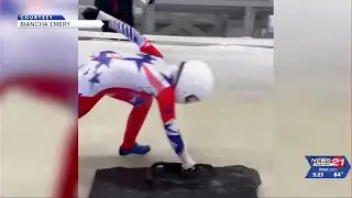 Caldera HS skeleton racer in Norway for Youth Olympic Games qualifiers