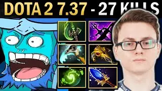Storm Spirit Gameplay Miracle with 27 Kills and Refresher - Dota 2 7.38