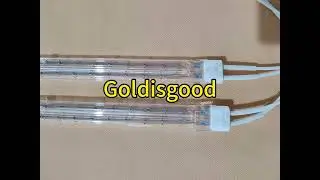 Twin Tube 11*23mm 585mm 400v 4000w Industrial Infrared Drying Lamp Semiconductor Cleaning Equipment