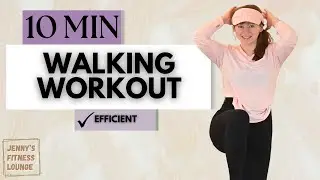 10 MIN WALKING WORKOUT - Efficient & Effective! | at Home Workout Cardio Walk