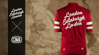 CIMA Custom - London Edinburgh London Midweight merino cycling jersey