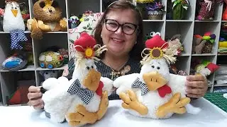Cocó Caipira  Porta-Ovos !! Reciclando Potes !