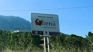 Oliena (NU) in auto - 4X speed 🚙🇮🇹