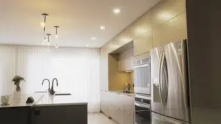 Armoires de cuisine en Bois et Polym&egrave;re - Projet McAlear