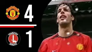 Manchester United v Charlton Athletic | van Nistelrooy Bags a Hat-Trick | Highlights | 2002/2003
