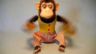 Cool Vintage Monkey Toy With Banging Cymbals