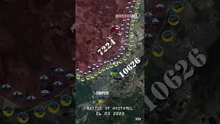 Battle of Hostomel/Гостомель Animated Map