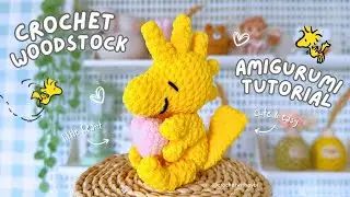 Woodstock Crochet Tutorial | FREE PATTERN | Snoopy Crochet | How to Crochet Woodstock