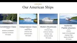 River & Coastal Cruises in America!