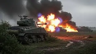 German Commanders Were Stunned When American Tank Crews Turned Defeat into a Trap.