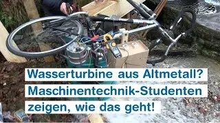 Wasserkraftwerk aus Altmetall | ZHAW School of Engineering