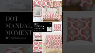 Radiant Sunset on Sea Dot Mandala Ogee