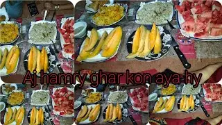 aj hamery ghar kon ay hy? Guest |#umme warisha| aftari vlog|