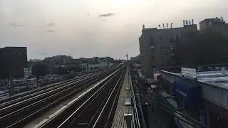 7 TRAIN FLYING PAST 90th ST