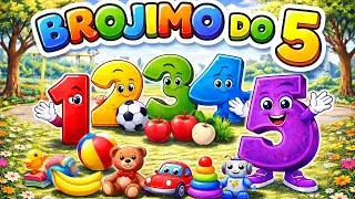 Brojimo do 5 🔢 | MIX Brojeva 1–5 | Učimo brojeve | Crtani za djecu