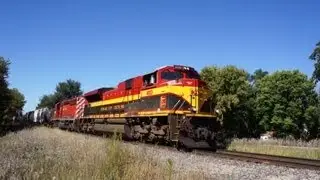 KCS 4113, an SD70ACe, with CP's 472 on 9/29/2013