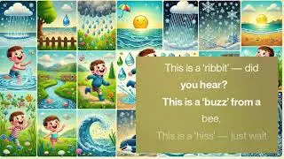 Water Fun Songs for Kids | Raindrops, Puddles, Streams & More | Preschool Splash Rhyme