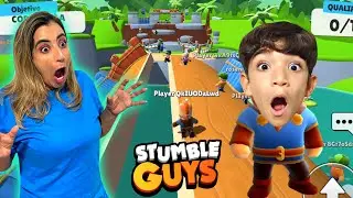 JOGAMOS STAMBLE GUYS PELA PRIMEIRA VEZ - O JOGO MAIS ENGRAÇADO E DIFÍCIL DE TODOS !!!