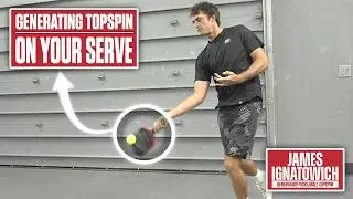 Pickleball Serve Strategy for Generating Topspin