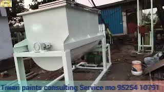 Rustic texture manufacturing Machinery pug mill 2000 kg #Rustic #texture #wall putty #obd