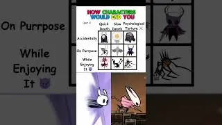 How Hollow Knight Characters Would End You 😭 (Part 2) #hollowknight #hollowknightsilksong