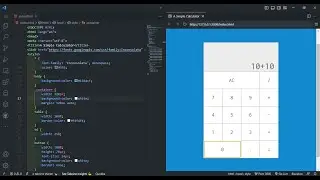 make a calculator using html css and javascript #kalkulator #codinginterviews