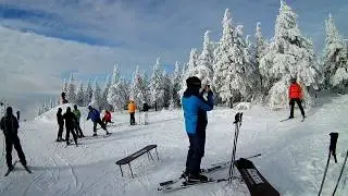 Ramzowa 2018.01.22 narty - obraz z kamerki EKEN 9H
