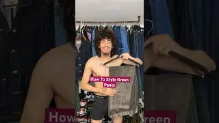 How To Style Green Pants #menswear #streetwear #mensfashion #style #fashion #ootd #shorts #pants