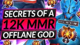 SECRETS of a 12K MMR OFFLANER - ABSOLUTELY BROKEN RANK 1 Night Stalker - Dota 2 Guide