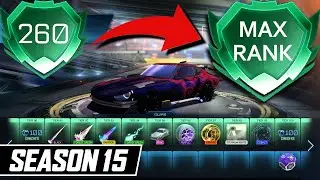 ROCKET PASS SEASON 15: TIERS 260 - MAX. RANK (detailed item showcase)