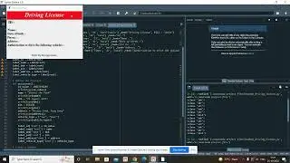 DRIVING LICENSE MADE BY UESING PYTHON IN SPYDER