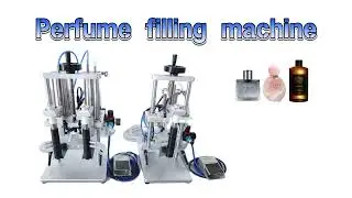 Small Table-Top Essential Oil Perfume Bottle Vacuum Filling Machine
