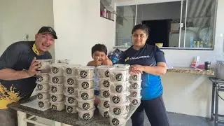 Obrigado SENHOR Dia de muito TRABALHO lan&ccedil;amentos de tralhas de pesca nossa rotina na cidade!