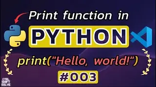 How to Use print() in Python – Output to the Screen | Learn PYTHON from Scratch