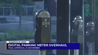 Digital parking meter overhaul in downtown Nashville