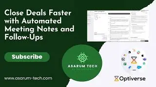 Optiverse: Automatic meeting notes + HubSpot/Slack integrations #MeetingAssistant#MeetingAutomation