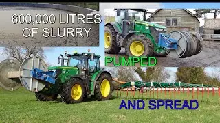 JOHN DEERE R SERIES TRACTORS PUMP OUR SLURRY WITH THE UMBILICAL SYSTEM